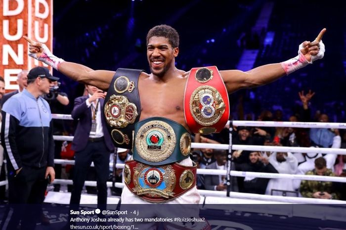 nthony Joshua Berhasil Pertahankan Gelar Juara Dunia Tinju